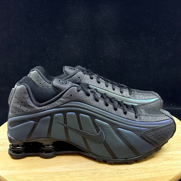Nike Shox R4 SE Men\'s Black Seaweed Iridescent Size 12.5 IM6596 001 main image 4